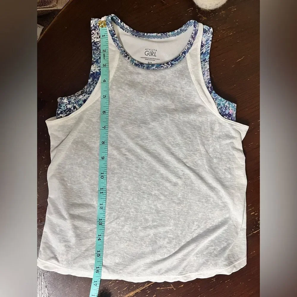 Athleta Girl Tank Top and Running Shorts Sz S/ 7